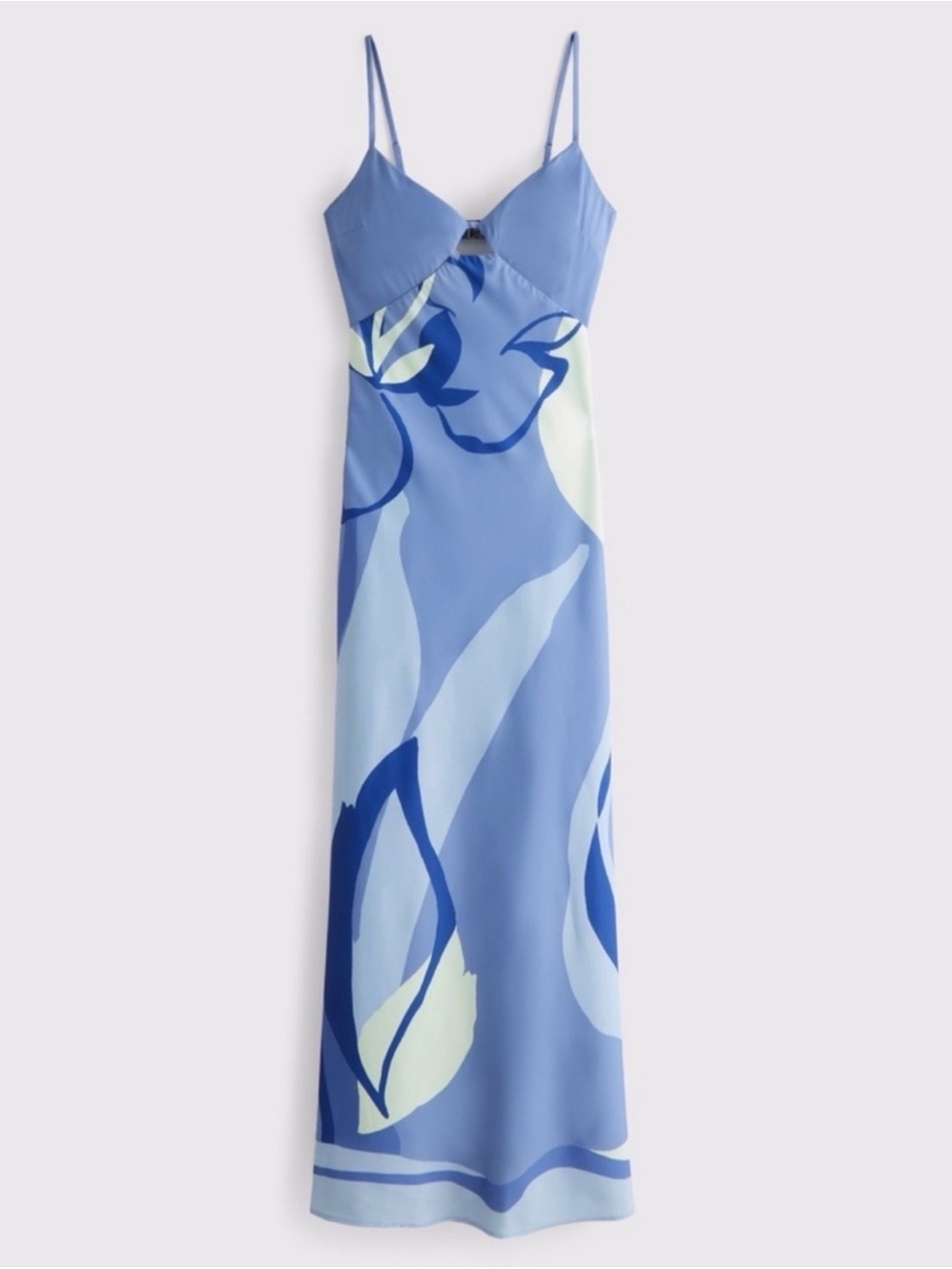NWT The A&F Julia Slip Cutout Maxi Dress